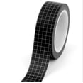 thumbnail image 3 of Juego de 10 rollos de cintas de cuadrícula blancas y negras surtidas de ancho, cintas adhesivas para enmascarar, cinta de papel decorativa adhesiva para manualidades, planificadores de álbumes de recortes (5 rollos blancos y 5 rollos negros) Vhermosa ZJWJ154, 3 of 6