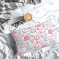 thumbnail image 5 of Honeii Cute Sheep Print Pillow Cases,Plush Throw Pillow Covers,Decorative Pillowcase for Sofa, Couch, Living Room-14"x20", 5 of 6
