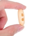 thumbnail image 5 of OFFIGAM Smooth Beige Oval Wood Buttons for Sewing and Crafting 50Pcs, 5 of 8
