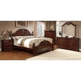 thumbnail image 4 of Furniture of America Leonora Traditional Dresser and Mirror Set, Cherry, 4 of 7
