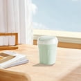 thumbnail image 7 of Small Trash Can with Lid, Mini Trash Can for Bathroom, Office and Bedroom, Small Bathroom Garbage Can with Swing Top, Compact Waste Basket for Desk, Dorm & Home, Green - Xuniizn, 7 of 7