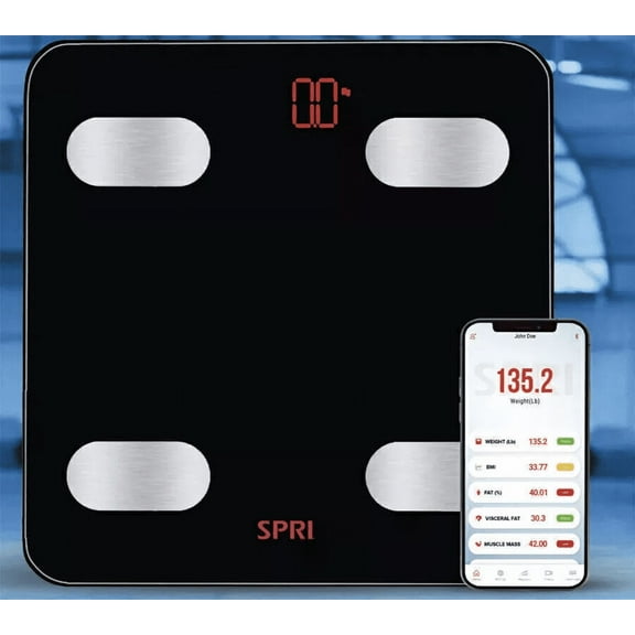 Digital Body Weight Scale Bathroom Weight Fat Scale w/ Backlit LCD Display 400lb/180KG US