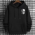 thumbnail image 3 of Big and Tall Men Hoodie Plus Size Hooded Sweatshirt Fleece Pullover 9XL H2 5KP9 G09, 3 of 8