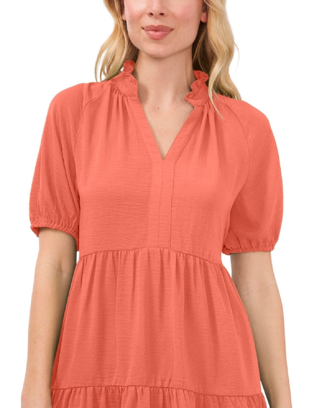 cece tiered ruffle blouse