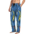 thumbnail image 4 of Colorful Cute Dinosaurs Men's Pajama Pants Lightweight Sleepwear Bottom Lounge Pants, 4 of 6