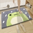 thumbnail image 2 of Alfombra de baño Ankah, bonita alfombra de ducha, peluda, muy absorbente, antideslizante, 2 of 8