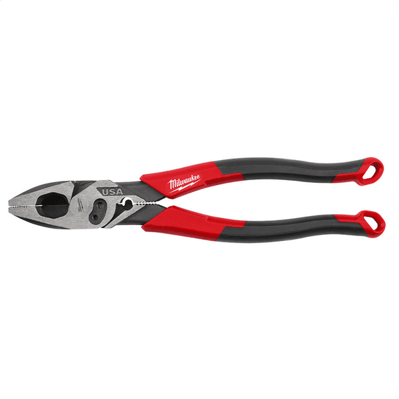 Milwaukee Tool 9" Lineman's Comfort Grip Pliers w/ Crimper and Bolt Cutter (USA)