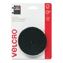 VELCRO® Brand STICKY BACK® Tape Roll, 3/4" x 7', Black