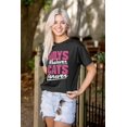 thumbnail image 3 of Boys Whatever Cats Forever Cute Funny Women's Plus Size Graphic Tee Brisco Brands 2X, 3 of 5