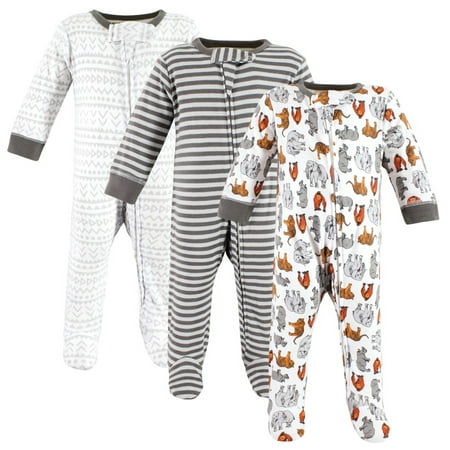 

Touched by Nature Organic Cotton Sleep and Play Neutral Endangered Safari Preemie