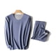 thumbnail image 1 of Conjunto de ropa interior térmica para hombre, calzoncillos largos con forro polar suave, capa base cálida para invierno en la parte superior e inferior, 1 of 6