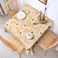 thumbnail image 2 of Golden Retriever Square Tablecloth,Waterproof Square Table Cover,Wipeable Spillproof Washable Table Cover for Home Kitchen Party Decor 42"X42"(107x107cm), 2 of 6