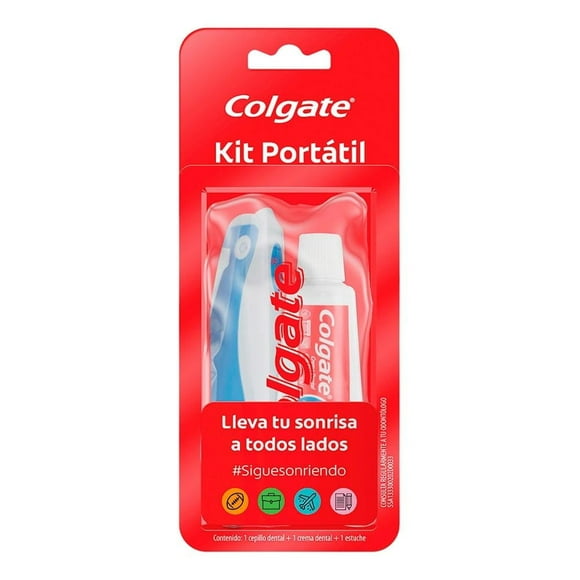 Kit Portatil de Cepillo Dental Colgate Original Para Toda Ocasión 1 pieza