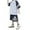 ZC-Grey, variant on Zanarzt Toddler Boy Clothes Kids Summer Cotton Outfits Kids Boy Clothes Casual Short Sleeve Shirt 2Pcs Shorts Summer Clothing Set White,2-3 Years