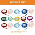 thumbnail image 2 of GETAJGHSD 15 Rolls Satin Ribbon Bulk Ribbon for Bow Making Assorted Color for Crafters, 2 of 7