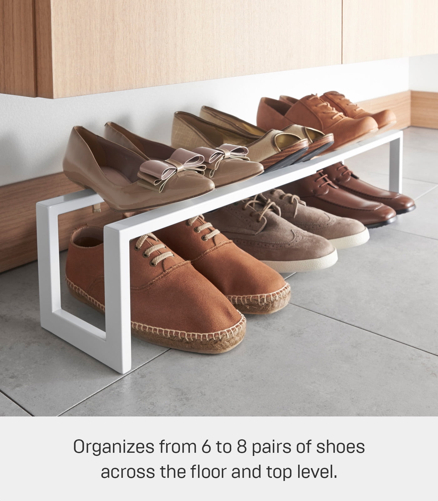 Buy Yamazaki Low Profile Expandable Shoe Rack at Ubuy UK