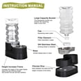thumbnail image 2 of RIZZARI 8L Raised Automatic Pet Waterer - Gravity fed Stainless Steel Water Dispenser, 100% BPA Free, Large Capacity Feeder for Cats and Medium to Large Dogs, 2 of 7