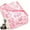 Pink Paws, variant on Large 41"x30" Multi Colors Paws and Bones Black Super Soft Fluffy High Quality Pet Dog Cat Fleece Blanket 104 cm x 76 cm, 1 count