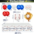 thumbnail image 6 of Hegbolke Baseball Party Decorations, Includes Baseball Backdrop, Tablecloths and 73 Balloons Garland Arch Kits for Boys Kids and Baseball Fans Sports Theme Birthday Party Supplies, 6 of 8