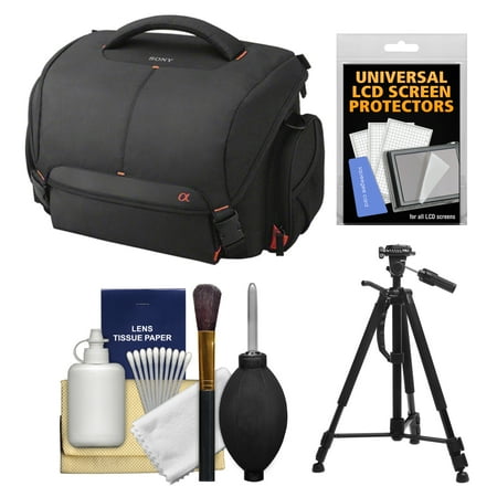 Sony LCS-SC21 Soft Digital SLR Camera Carrying Case with Tripod + Cleaning Kit for Alpha SLT-A37, A57, A58, A65, A77 & A99 Sony LCS-SC21 Soft Digital SLR Camera Carrying Case with Tripod + Cleaning Kit for Alpha SLT-A37, A57, A58, A65, A77 & A99