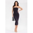thumbnail image 1 of Vestido strapless acanalado Roman Fashion /Juvenil, 5131 (Negro) negro CH, 1 of 4