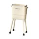 thumbnail image 3 of Cubo de basura con ruedas de doble capa resistente con A, ideal para la oficina, la cocina, Blanco, 3 of 9