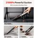 thumbnail image 2 of Aspiradora de Coche Inalámbrica, 21000PA Aspiradora Portátil de Mano Hasta 70 Min de Autonomía, 3.5H Carga Rápida USB-C, Ligera 4 en 1 Mini Limpiadora de Mano Potente para Coche Casa Exterior, 2 of 9