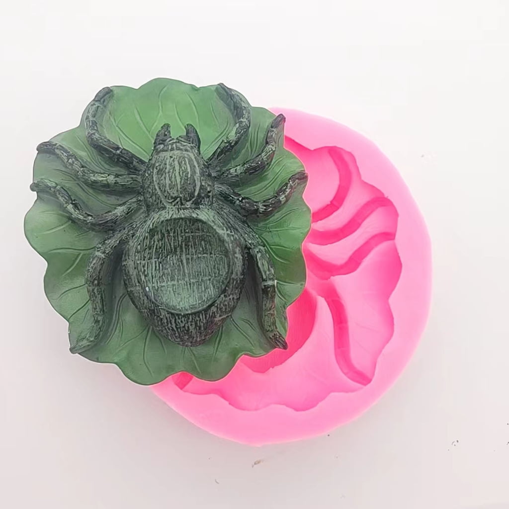 Jesscasday DIY Spider Silicone Mold Sugarcraft Dessert Candy Chocolate Epoxy Resin Molds