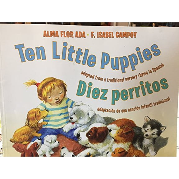 Pre-Owned Ten Little Puppies. Diez Perritos Paperback