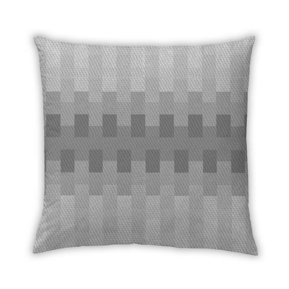 Ahgly Company Outdoor Square Contemporary Throw Pillow, 18 inch by 18 inch