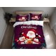 thumbnail image 1 of Muñeco de nieve Santa Claus Navidad Juego de cama Holiday Gift Funda Nórdica King Queen, 1 of 3