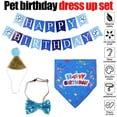thumbnail image 3 of Decoración Ajustable Hecha A Mano Para Fiesta De Cumpleaños De Mascotas, Bufanda Para Perros Y Gatos, Sombrero, Collar, Pancarta, Accesorios Para Suministros Para Fiestas De Mascotas Diy Guardurnaity HA023644-00, 3 of 7