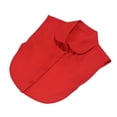 thumbnail image 2 of pitrice Femmes Conception Simple Couleur Unie Faux Col Filles Formelle Fausse Demi-Chemise Décoratif Revers Amovible Accessoire Rouge Rond, 2 of 8