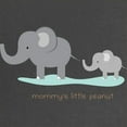 thumbnail image 2 of CafePress - Mommy's Little Peanut - Maternity Dark T-Shirt, 2 of 3