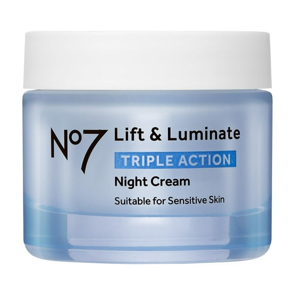 Crema de noche No7 Lift & Luminate Triple Action 50 ml