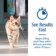 PETARMOR Flea & Tick Treatment for Cats over 1.5 lbs, 3 Monthly Applications