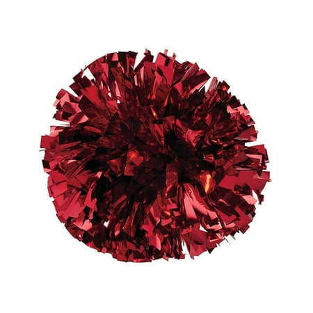 Pizzazz Metallic Red Cheer Single Pom Pom