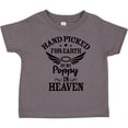 thumbnail image 3 of Inktastic Handpicked for Earth By My Poppy in Heaven with Angel Wings` Boys or Girls Toddler T-Shirt, 3 of 5