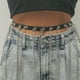 thumbnail image 5 of Cinturón de cuero vanguardista compatible con jeans y faldas, perfecto para atuendos de moda. Cadena de cintura con borlas vintage para mujer, 5 of 5