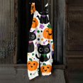 thumbnail image 5 of Halloween Jumpsuits for Women Summer Plus Size Boho Holiday Womens Romper Sleeveless Pumpkin Ghost Jumpsuits Rompers Loose Fit Spaghetti Strap Womens Overalls White L, 5 of 7