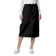 thumbnail image 1 of Adar Universal Mid-Calf Length Drawstring Skirt (Available is 17 colors) - 707 - Black - Size 10, 1 of 7