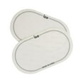 thumbnail image 4 of 2 Pieces Bass Drum Patches Practice Pads Easy and Quick Installation Protective white 15.7cmx9cm, 4 of 8