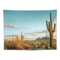 thumbnail image 5 of JRXY  Saguaro Tapestry, Sun Goes down in Desert Prickly Pear Cactus Southwest Texas National Park, Wide Wall Hanging for Bedroom Living Room Dorm 40x30in, 5 of 7
