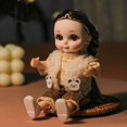 thumbnail image 1 of Bjd Doll 16CM 13 Movable Joints Cute Smile Face Shape and Bunny Ears Clothes Suit Doll Toy Best Gift for Kids Gao Jinjia LED, 1 of 2