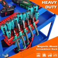 LABAKUI-Magnetic Screwdriver Rack,1PCS Heavy Duty Magnetic Mount Red ...