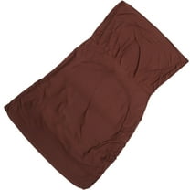 SEWCHICS Black High Stretch Chaise Lounge Slipcover Elastic Fabric Cover for Sofa Furniture