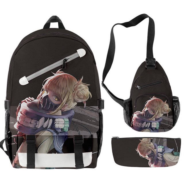Set de mochilas Mys Heroes Academias Anime School, cartera 3D, 3 unidades