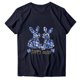 thumbnail image 1 of Camisetas de Manga Larga de las Mujeres Estampado de Pascua Cuello Redondo Suelto Casual Blusa Primavera Verano Top, 1 of 5