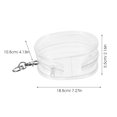 thumbnail image 2 of OULII Sac à Poupée Sac de Transport en Plastique Blanc Lot de 1 Résistant à l'Eau pour Voyage, 2 of 8