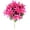 Hot Pink, variant on 1 Pcs Artificial Bouquet for Home Decor, Spring Table Centerpiece Flower Arrangement, Realistic Silk Flowers for Valentine's Day and Mother's Day Gift, Home Wedding Party Decor Supplies (Red)